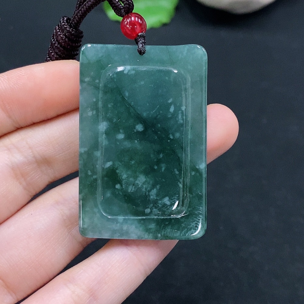 F31684089 JadeiteBodhisattva Akashagarbha Pendant