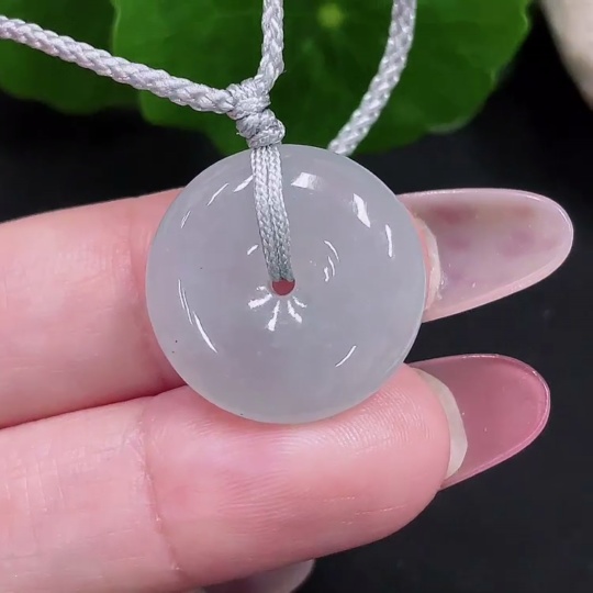 F34033545 Jadeite Safety Buckle Pendant Total Weight Approx. 5.2g