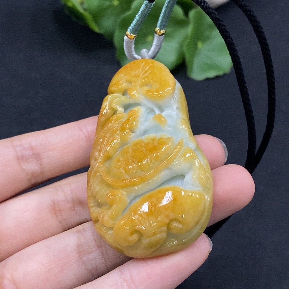 F30497050 JadeiteDragon Turtle Pendant