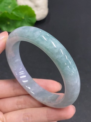 F35107526 Jadeite Round Bracelet Total Weight Approx. 70g Size 59