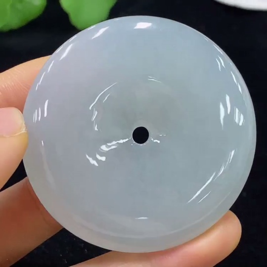 F35133974 Jadeite Safety Buckle Pendant, Total Weight Approx. 52.59g