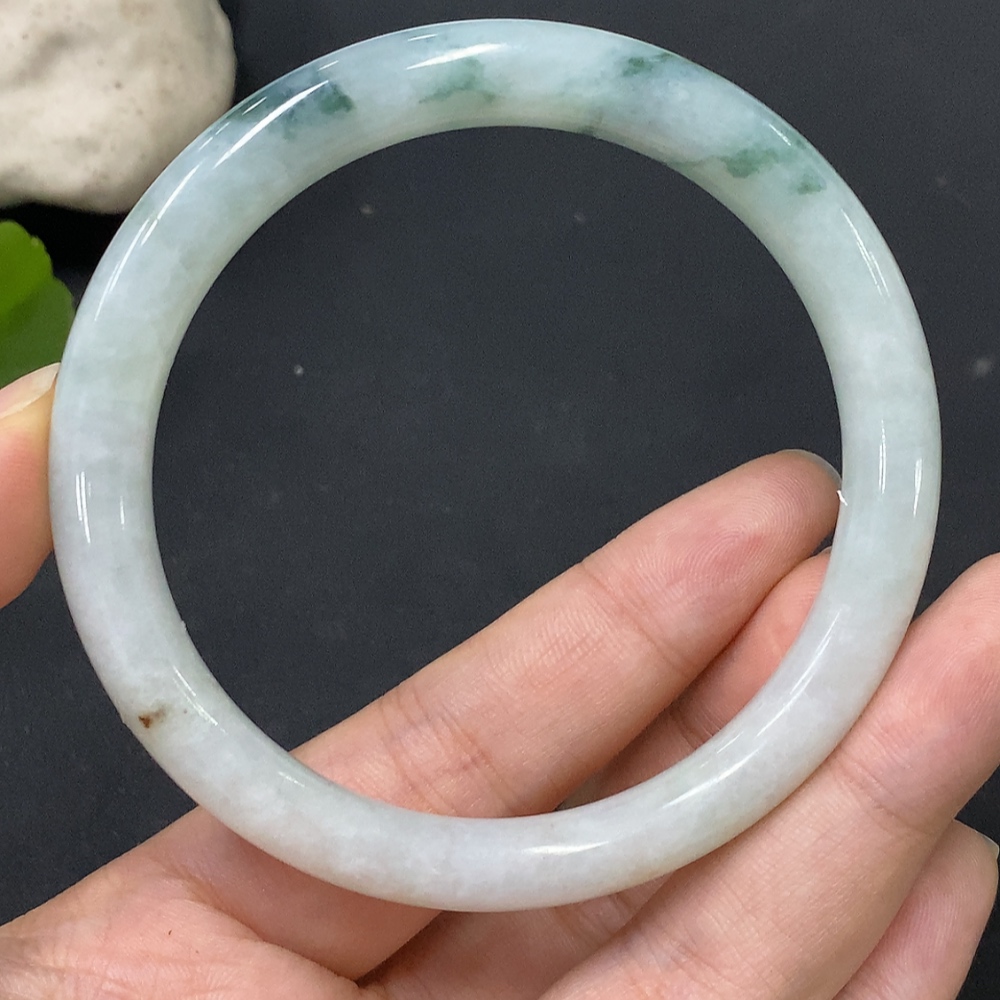 F29357873 Jadeite Round Bangle Size 59.3 Total Weight Approx. 37.55g