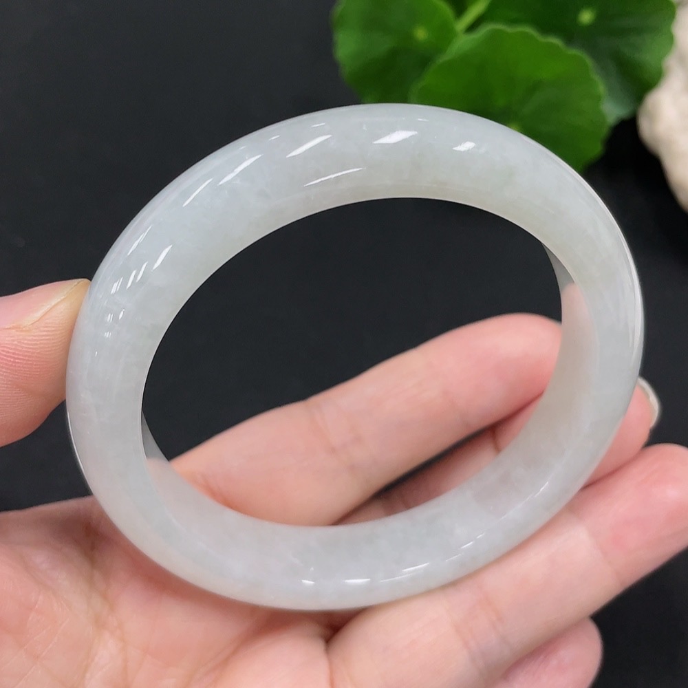 F29397789 Jadeite Round Bangle Size 55.3 Total Weight Approx. 54.1g
