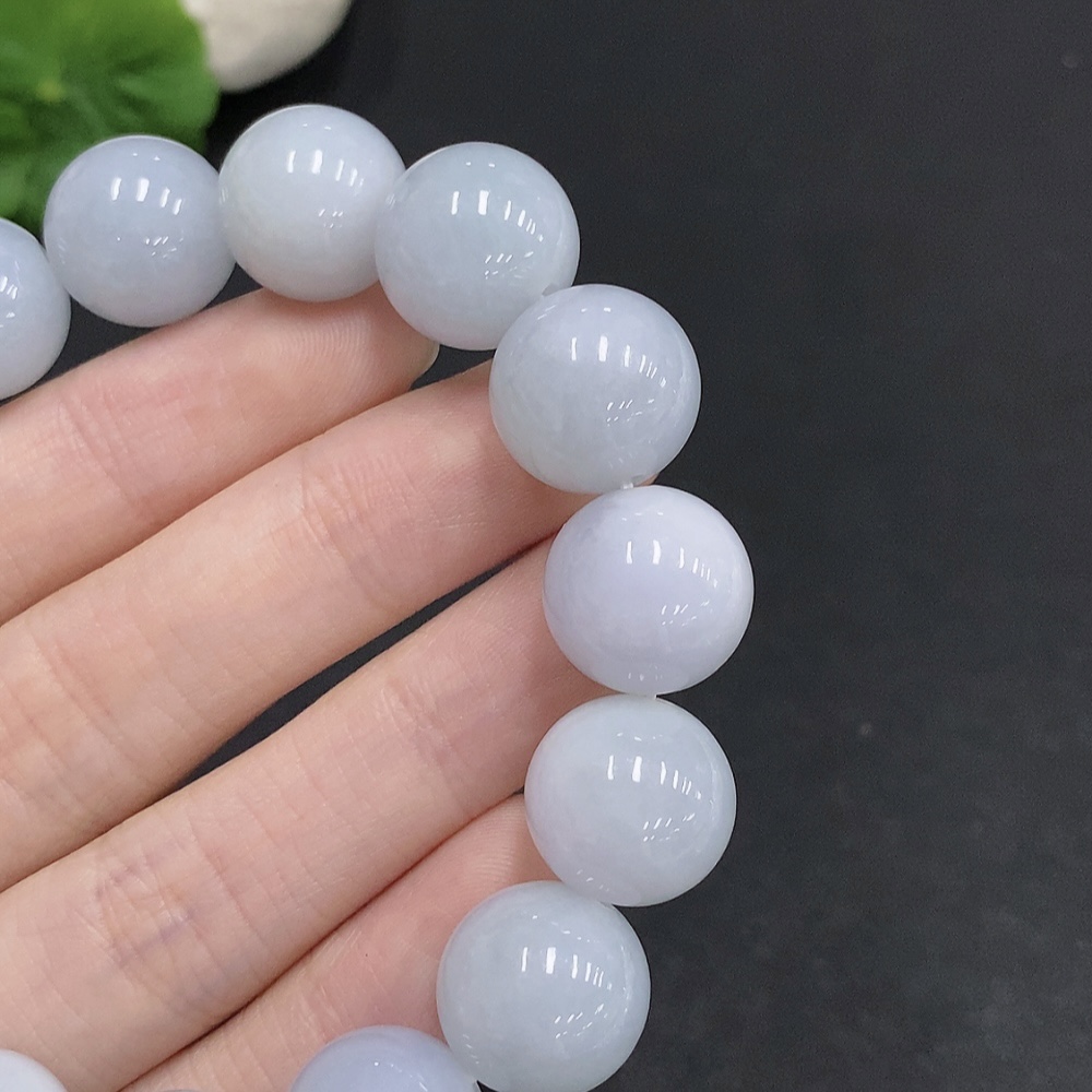 F33906800 Jadeite Bracelet Total Weight Approx. 73.1g Size 14mm