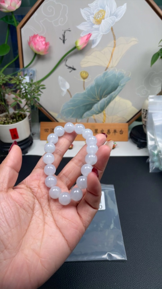 F31605290 Jadeite Bracelet approx. 12mm, total weight approx. 51.76g