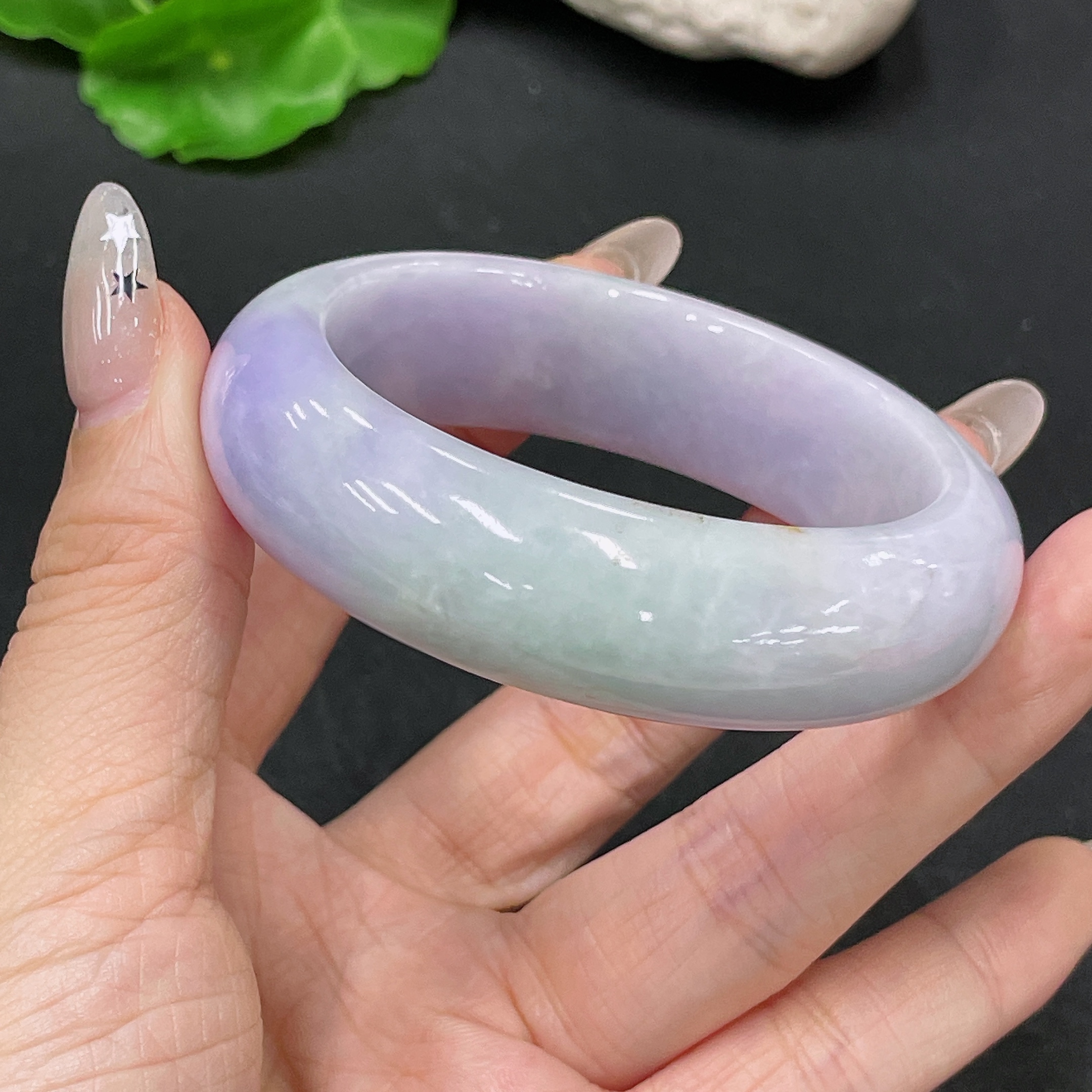 F35139362 Jadeite Regular Circle Bracelet Total Weight Approx. 82.51g Contains Color Polishing Powder Size 52.3