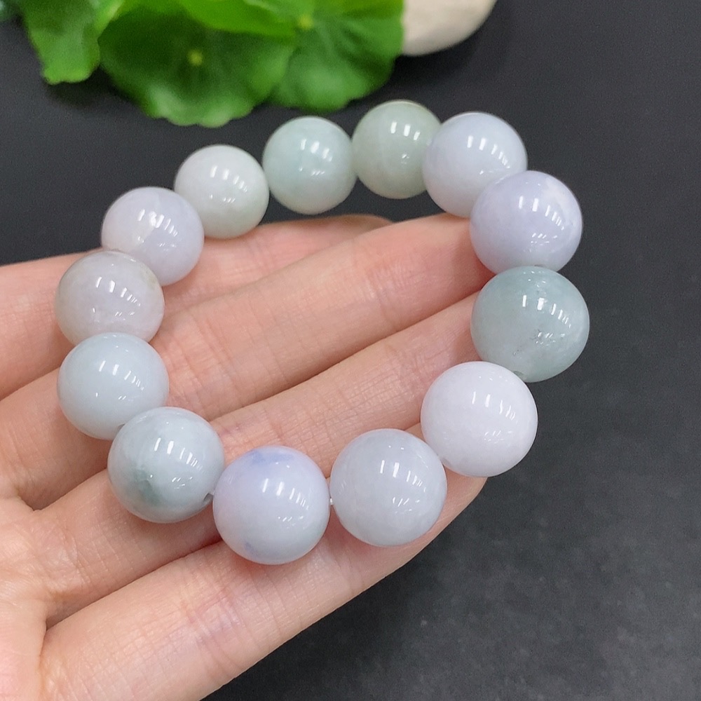 F35124100 Jadeite Bracelet Total Weight Approx. 51.5g Size 13.3mm