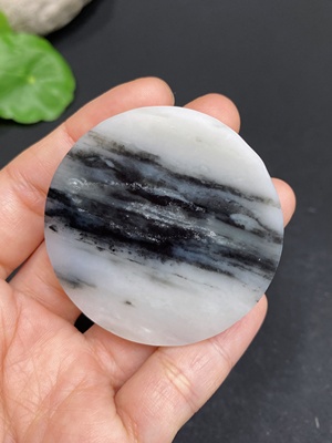 H32812515 Hetian Jade Pendant Plain Pendant Total Weight About 36g