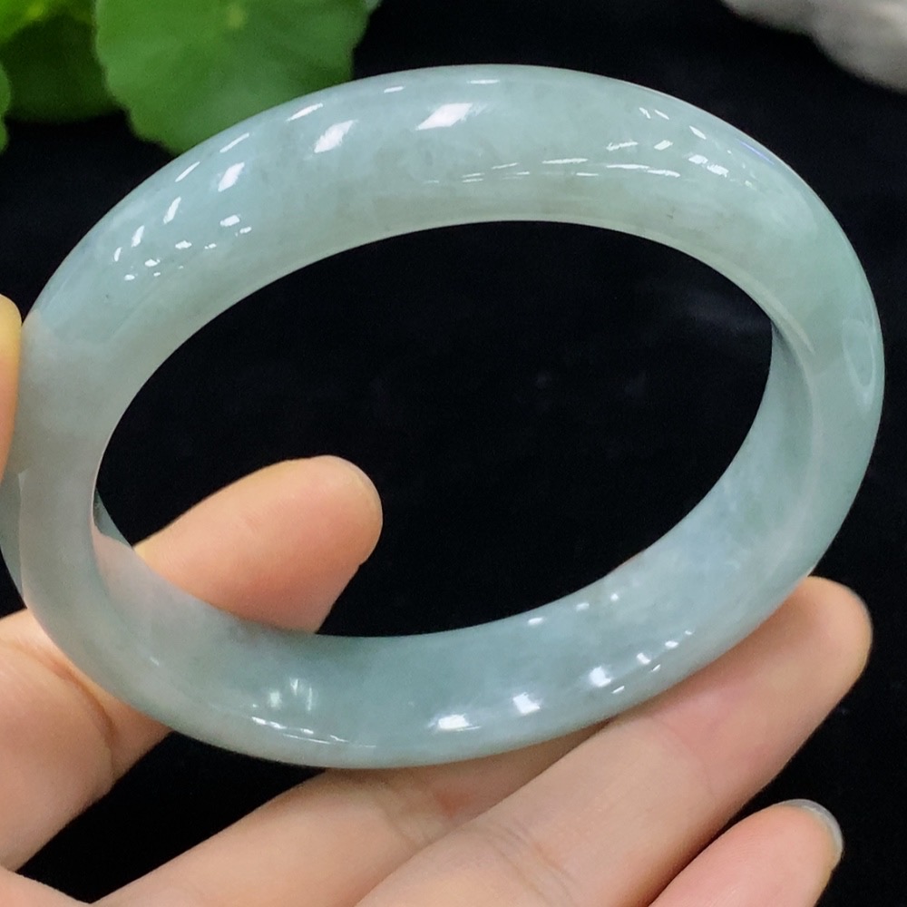 F29415214 Jadeite Round Bangle Size 59.2 Total Weight Approx. 64.89g