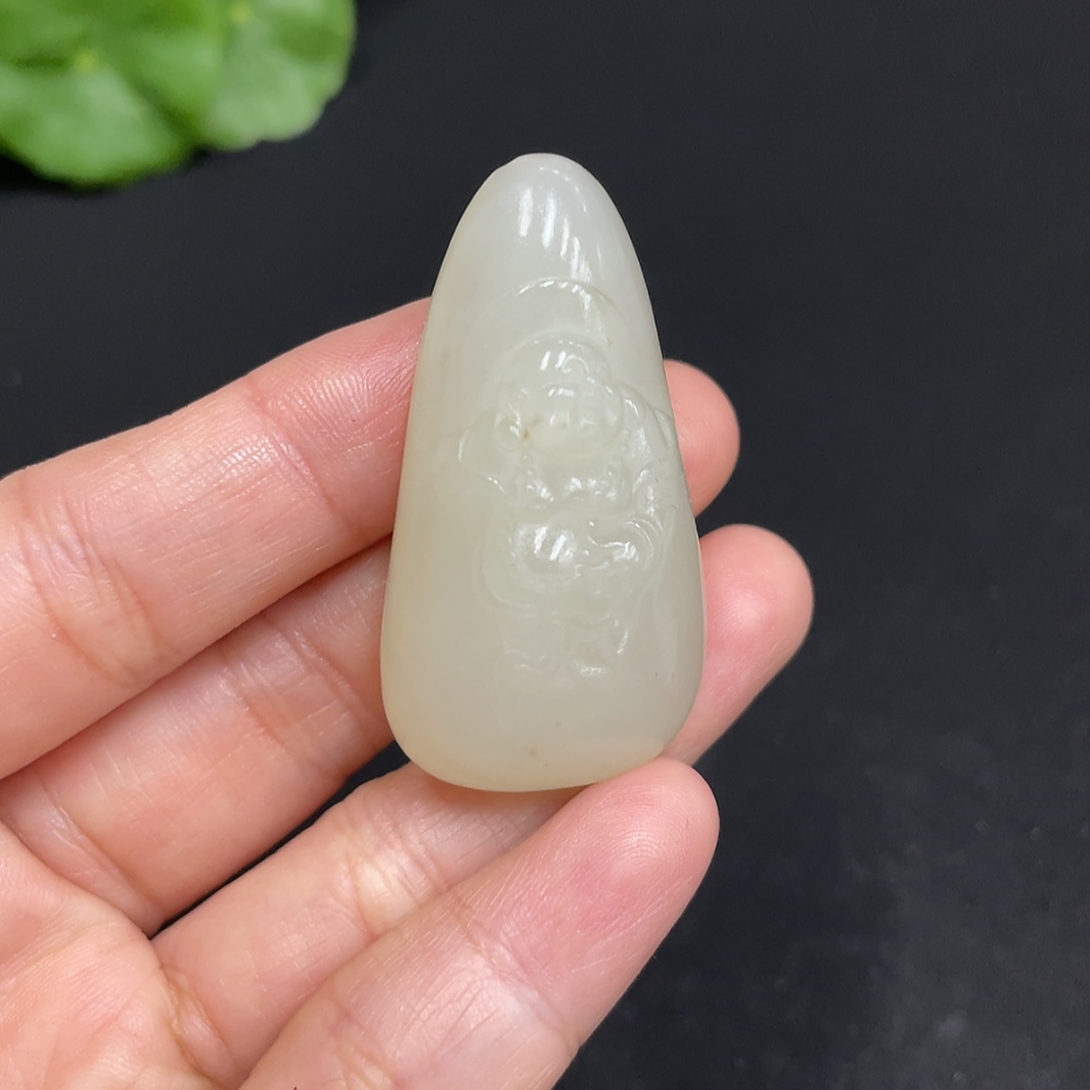 H34051785 Hetian Jade Pendant - Buddha Figure, Total Weight Approx. 21g