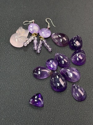 C25911718 Crystal Inlaid Earrings + Pendant