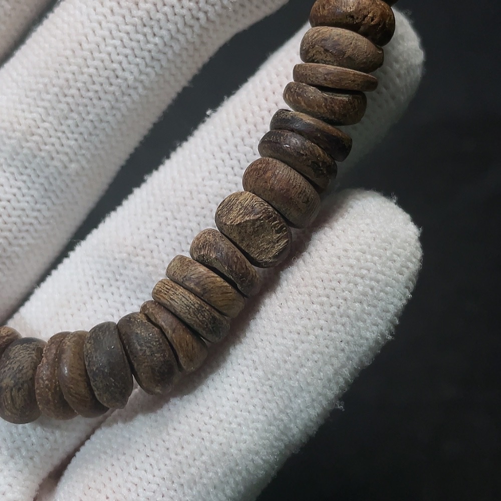 W34988785 Agarwood Bead Bracelet, Total Weight Approx. 10.8g, Bead Size 8.8mm