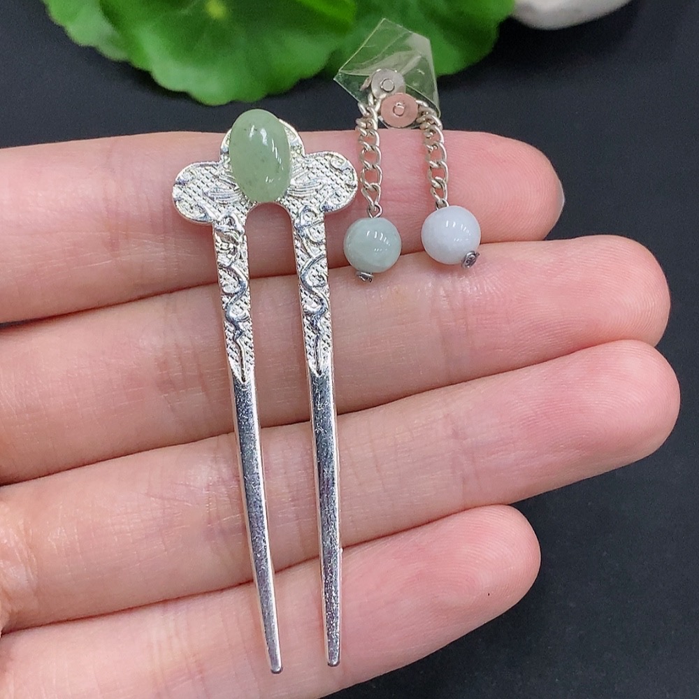 F30556193 Jadeite inlay, non-gold inlay