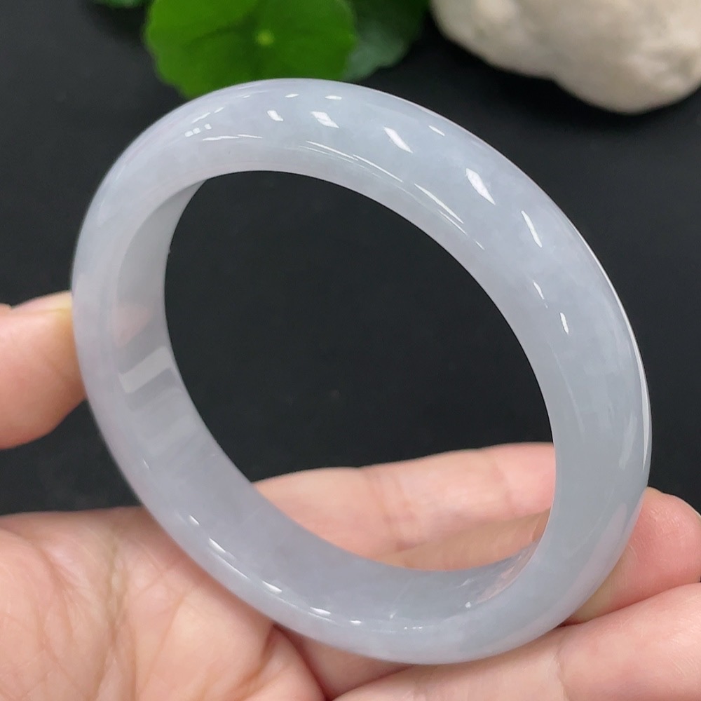 F28211447 Jadeite Round Bangle Size 56 Total Weight Approx. 54.6g