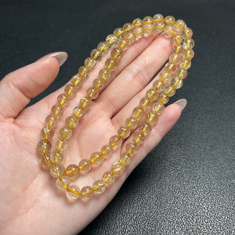 C34008868 Crystal Bead Strand Total Weight Approx. 38.85g Size About 7.2mm