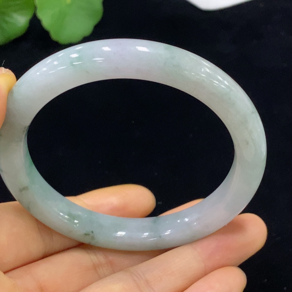 F34044572 Jadeite Bangle Size 56.2 Total Weight Approx. 45.03g Contains Other Mineral Components