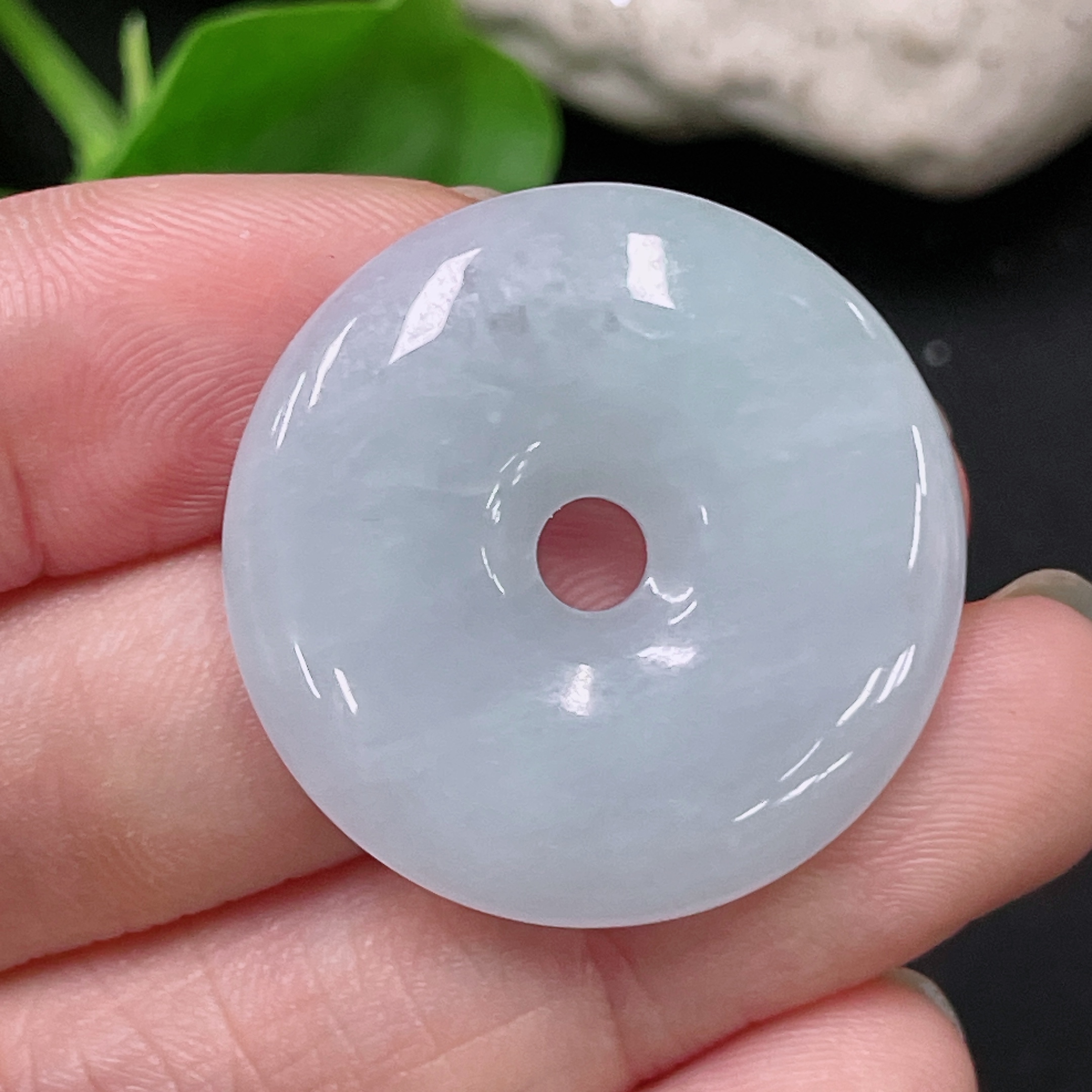 F33944185 Jadeite Safety Buckle Pendant Total Weight Approx. 9g