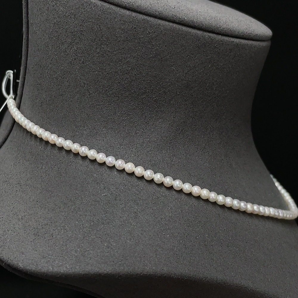 C30510073 Pearl Beaded Necklace Non-Gold Setting Approx. 3.7mm Total Weight About 7.86g