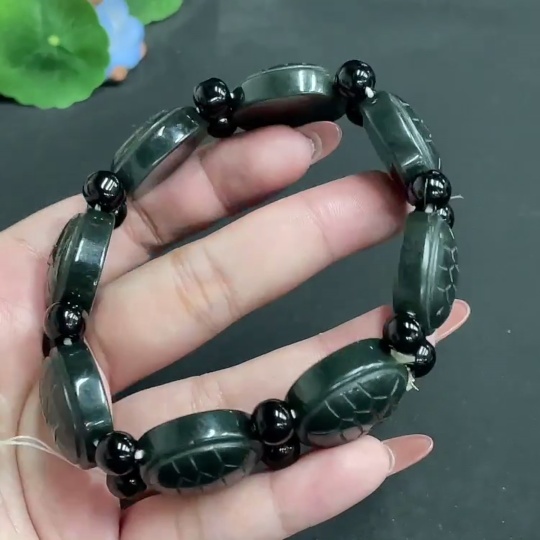 H34055229 Hetian Jade Wealth and Prosperity Bracelet
