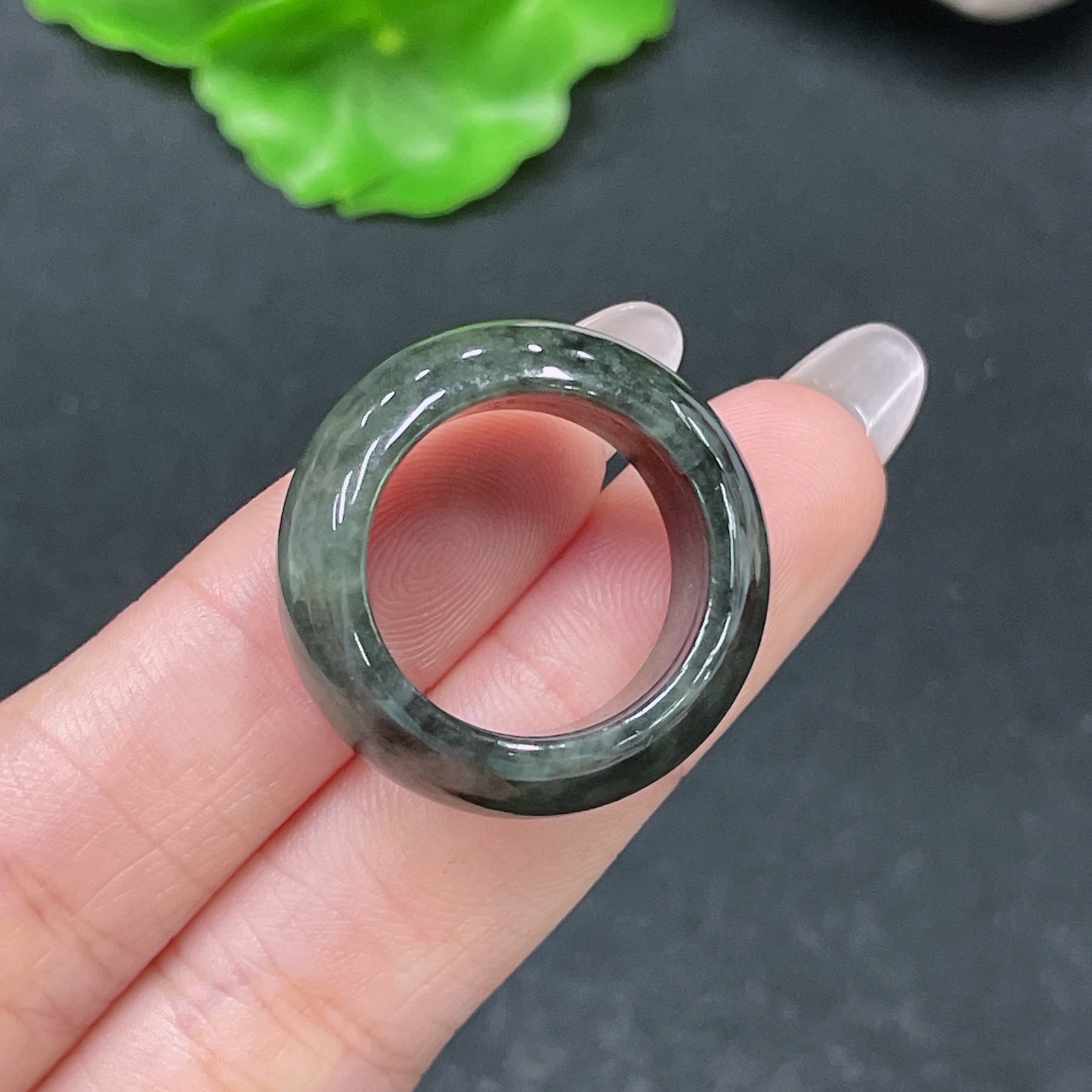 F35138412 Jadeite Ring Total Weight Approx.8.74g Size 14