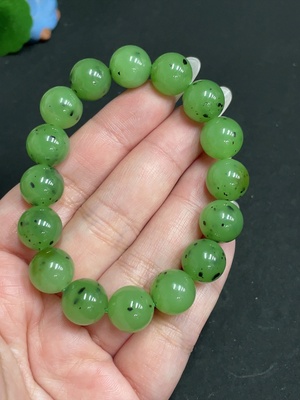 H27162211 Hetian Jade Bracelet   Approx. 11.7 mm   Total Weight Approx. 44.1g
