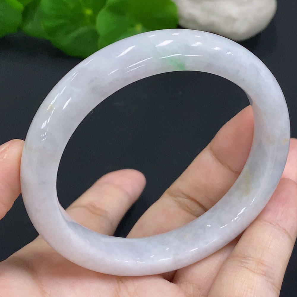 F29317985 Jadeite Round Bracelet Size 57 Total Weight About 53.7g