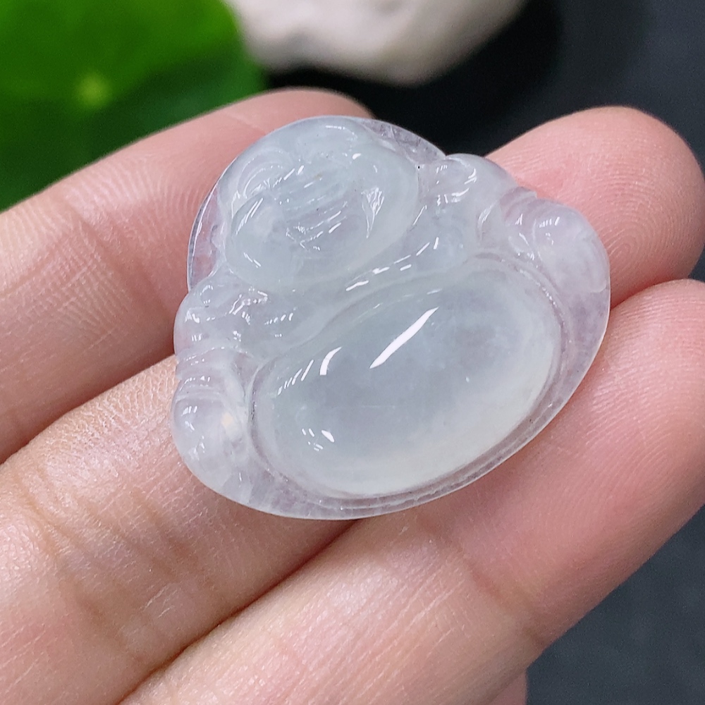 F33888175 Jadeite Pendant Buddha, Total Weight Approx. 5g