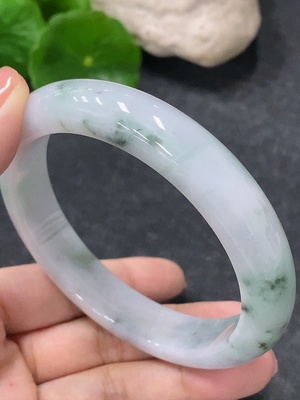 F34977068 Jadeite Round Bracelet Size 58.5mm Total Weight Approx. 58.93g Contains Other Mineral Components