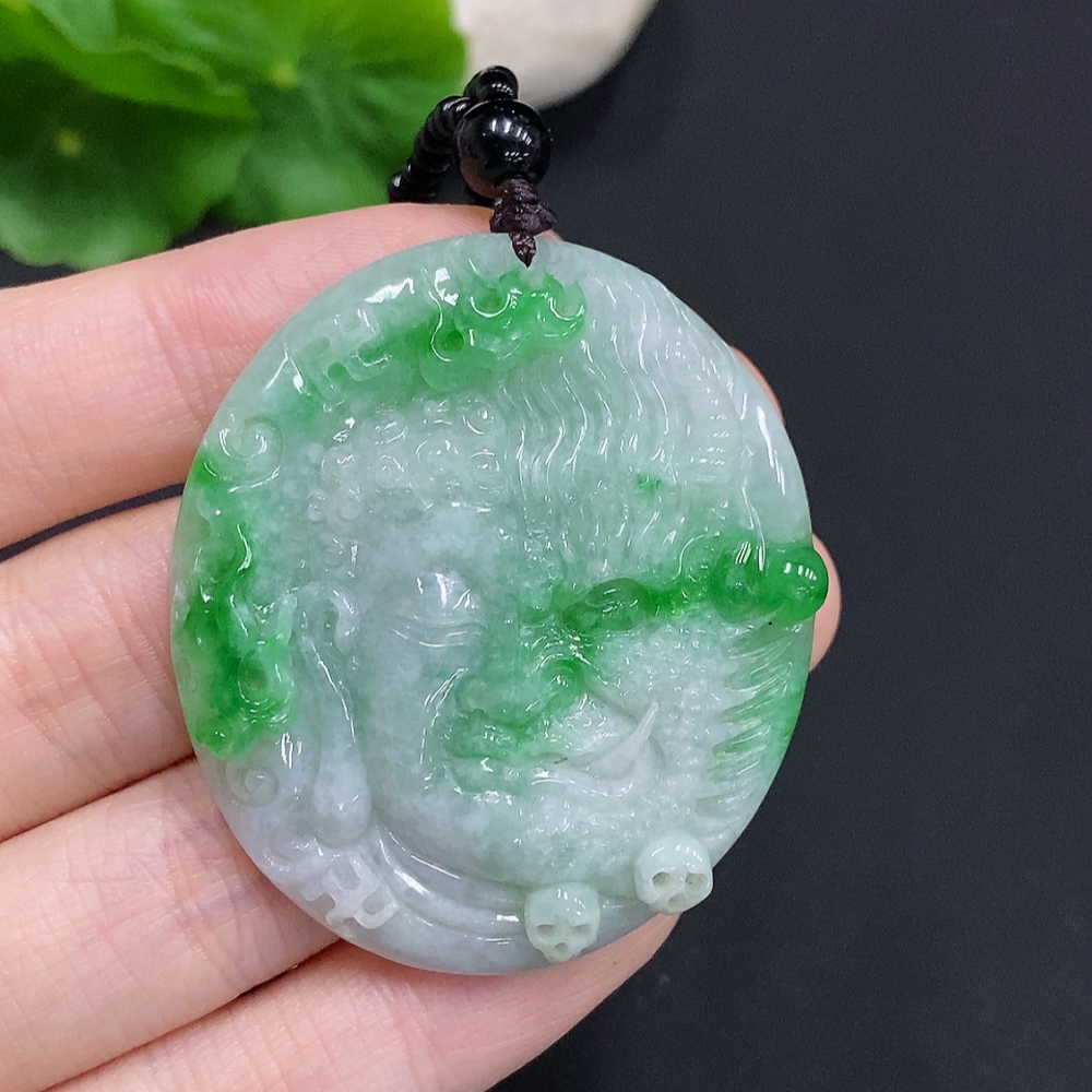 F35125660 Jadeite Pendant of Buddha's Enlightenment