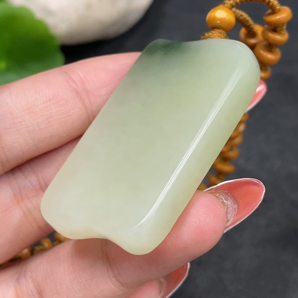 H34960558 Hetian Jade Pendant Bamboo Node