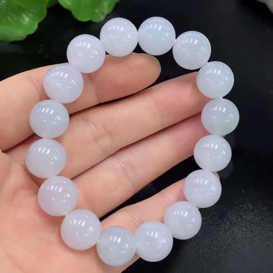 F27172040 Jadeite Bracelet Size 12.2mm Approx. Total Weight About 51.73g