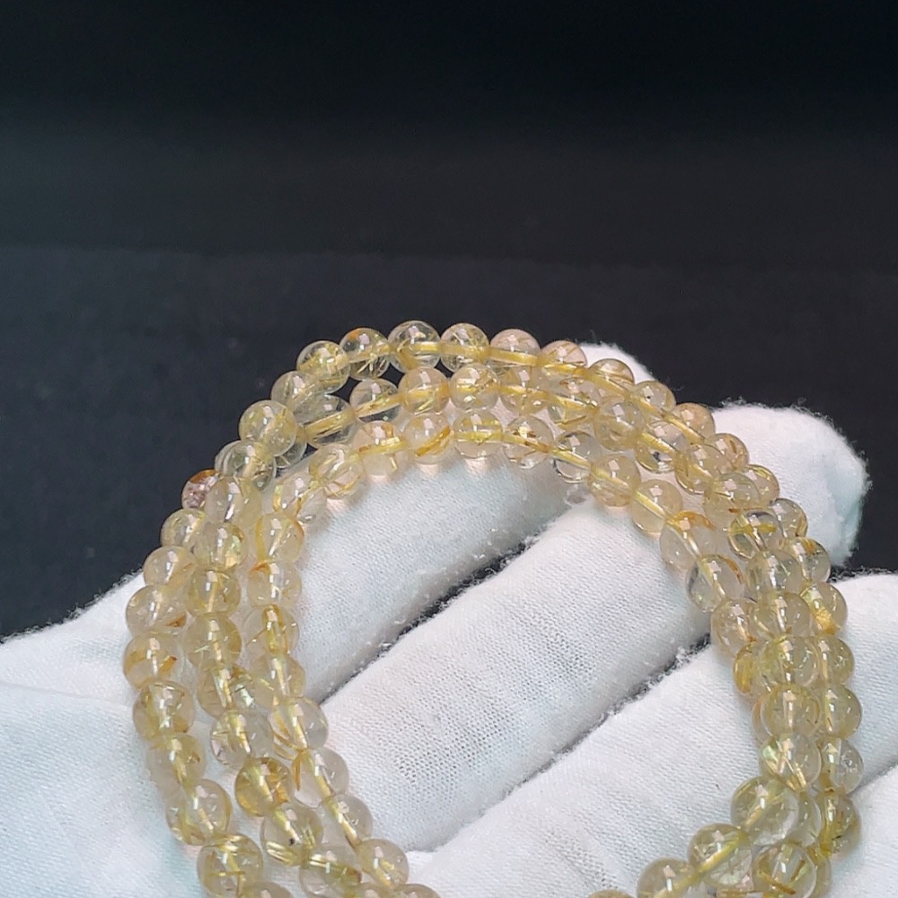 C32744394 Crystal Bead Strand Total Weight Approx. 25.2g Size 5.3mm