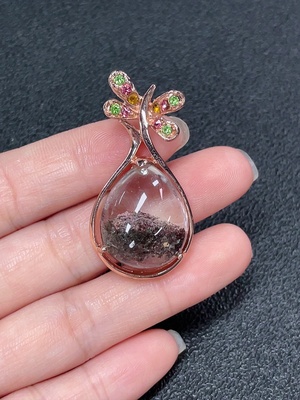 C34038610 Crystal Pendant Non-Gold Total Weight Approx. 12.01g