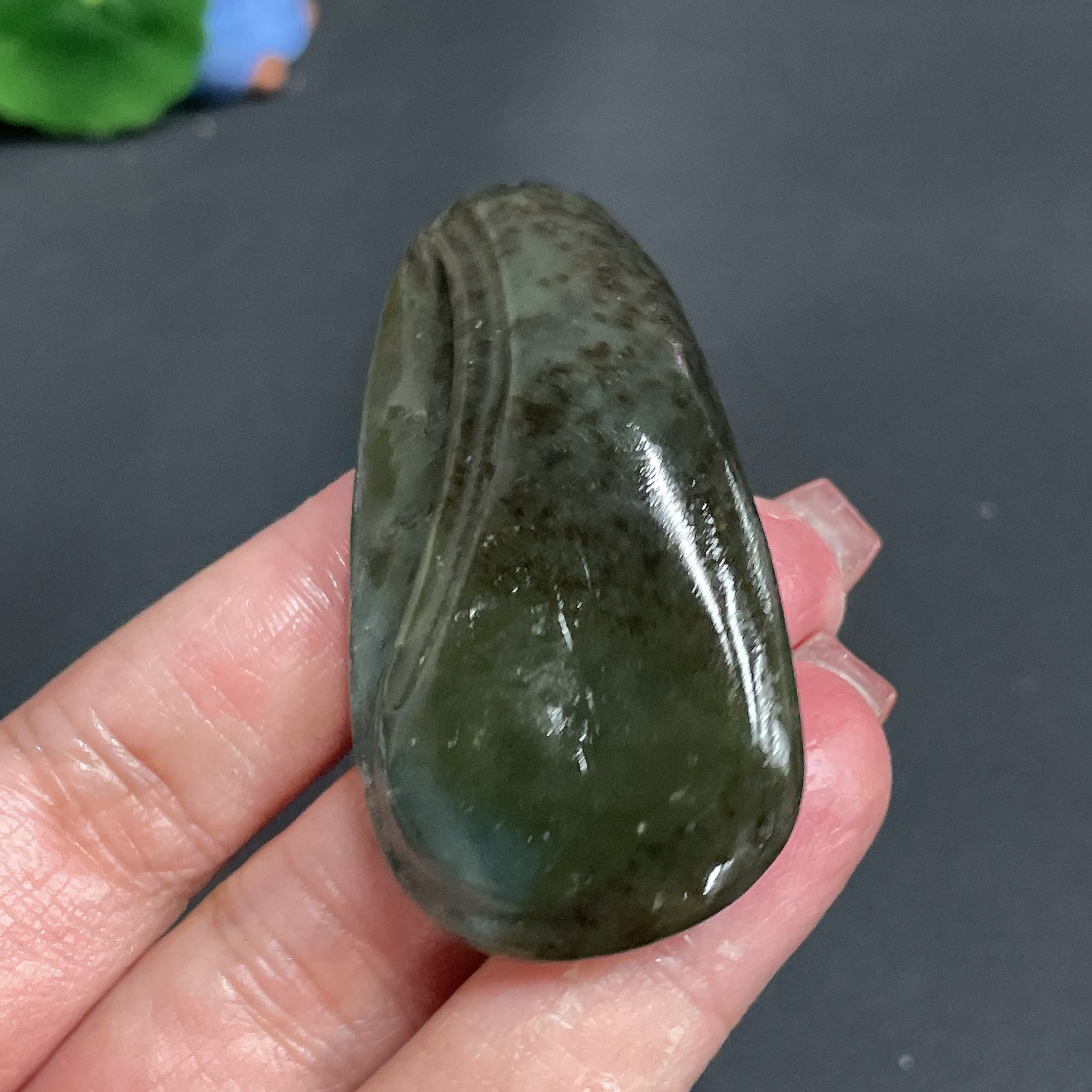 H24804553 Hetian Jade Pendant Guanyin Total Weight about 29.9g