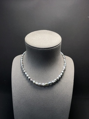 C46535732 海水珍珠项链 非金 颜色成因未定 货品总重约18.13g 卡3.8-6.8mm左右