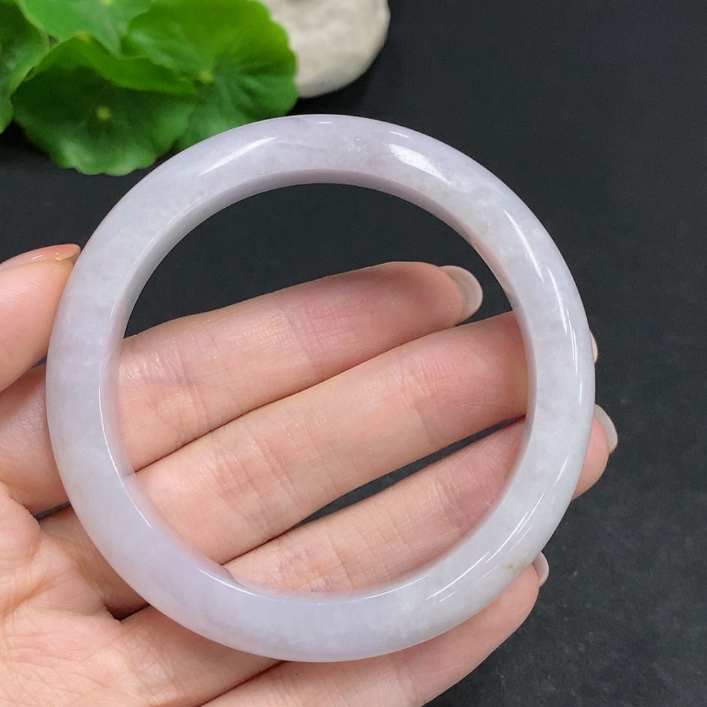 F34059942 Jadeite Round Bangle Total Weight Approx. 50.7g Size 56