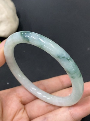 F29357873 Jadeite Round Bangle Size 59.3 Total Weight Approx. 37.55g