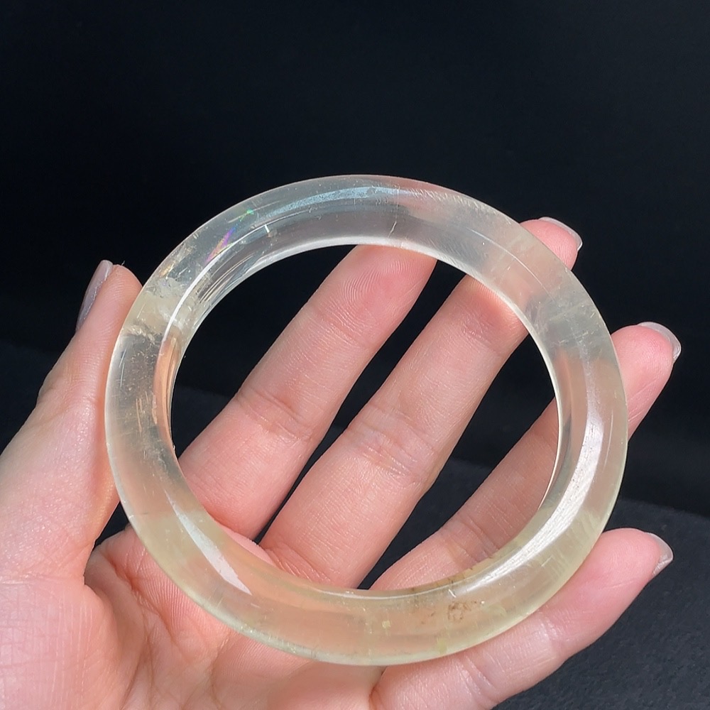 C27156843 Crystal Round Bracelet Size 60.2 Total Weight Approx. 55.39g