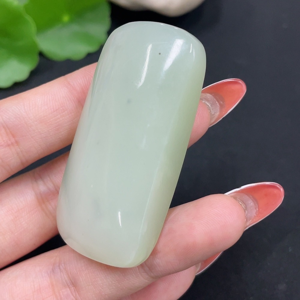 H34017319 Hetian Jade Pendant Plain Pendant Total Weight About 48.7g