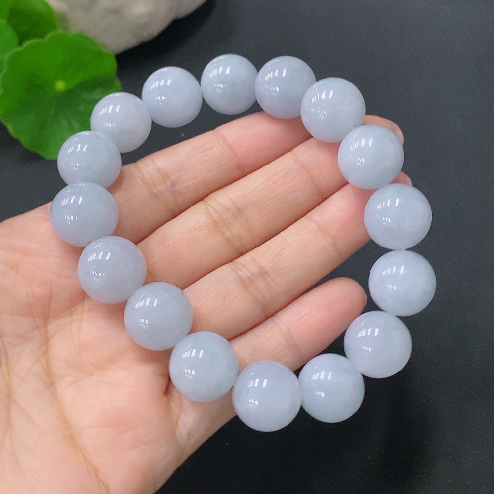 F28181646 Jadeite Bead Necklace Approx 13.3mm Total Weight Approx 64.7g