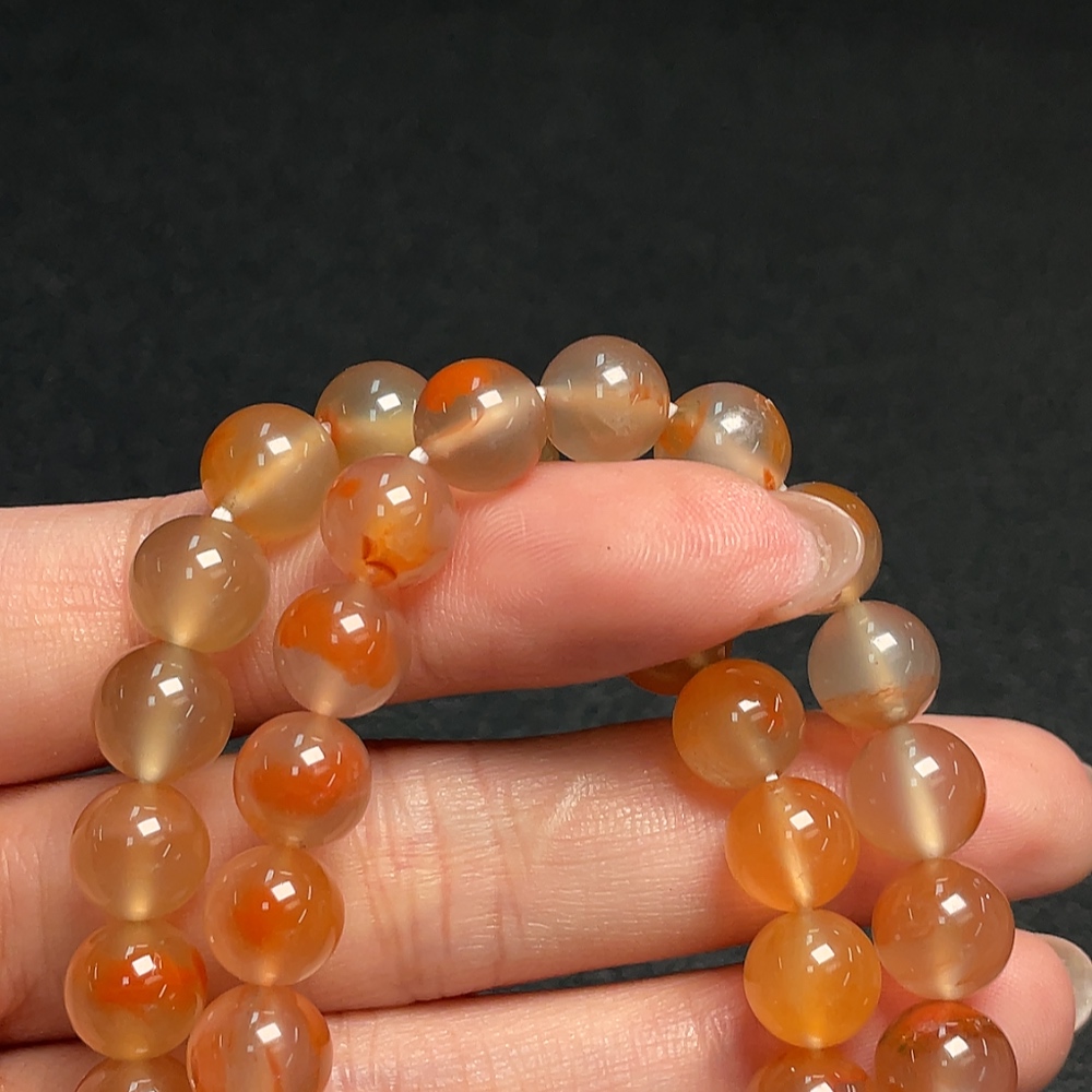 C32746355 Red Agate Bracelet, Total Weight Approx. 39.12g, Sell as a Lot