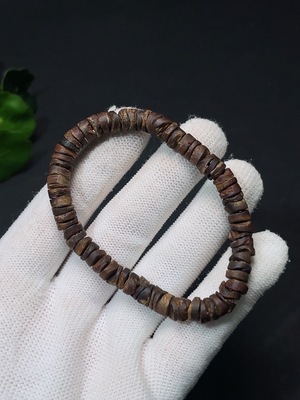 W32765929 Agarwood Bead Bracelet, Total Weight Approx. 5.4g, Size About 6.6mm