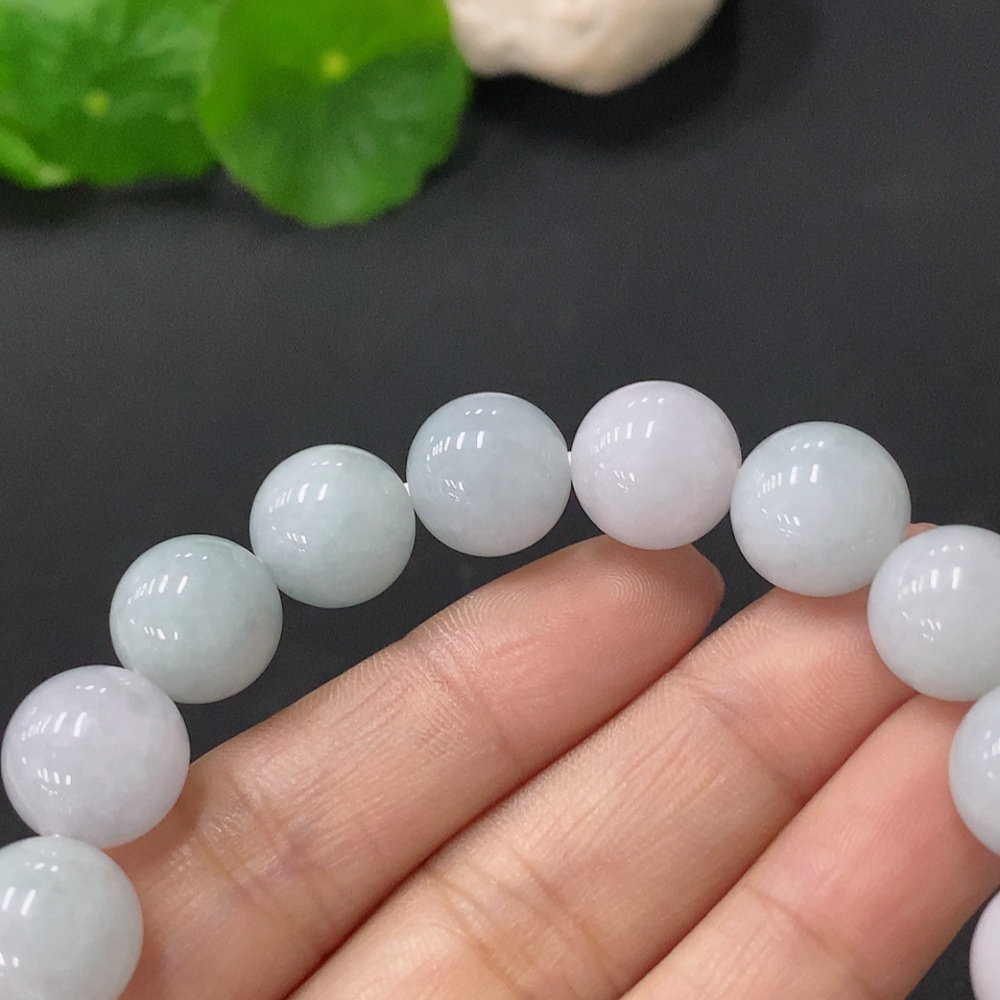 F35116314 Jadeite Bracelet Beads 11.8mm Approx. Total Weight 46.82g