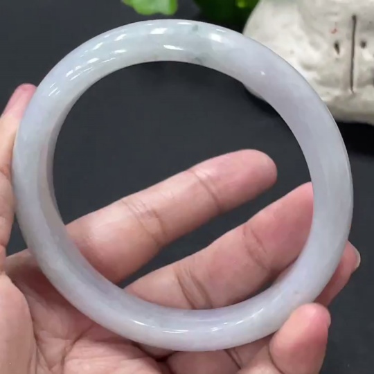 F34019669 Jadeite Round Bracelet, Total Weight Approx. 66.67g, Size 63