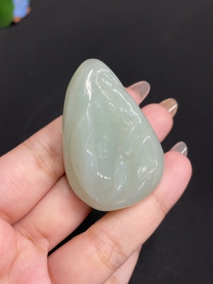 H31658973 Hetian Jade Pendant - Enlightenment, Total Weight Approx. 54.2g