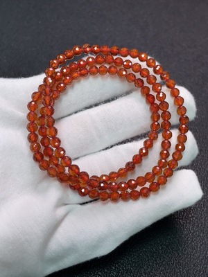 C34007197 Garnet Bead Strand Total Weight Approx. 17.24g Size About 4.1mm