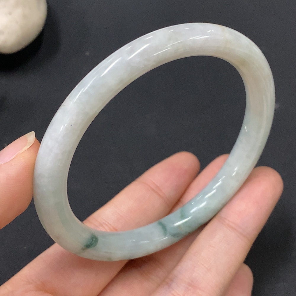 F29357873 Jadeite Round Bangle Size 59.3 Total Weight Approx. 37.55g