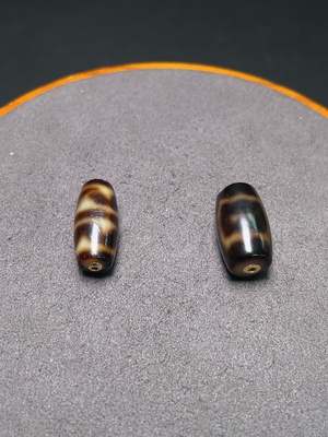 W34987951 Dzi Bead with 50% Gold (Au) Content, Total Weight Approx. 6.58g, Sell as a Lot