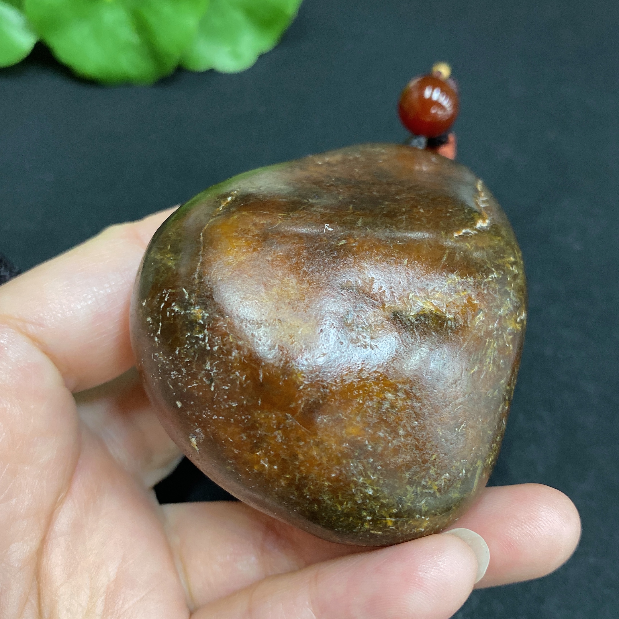 H31692777 Hetian Jade Handheld Piece - Buddha Statue