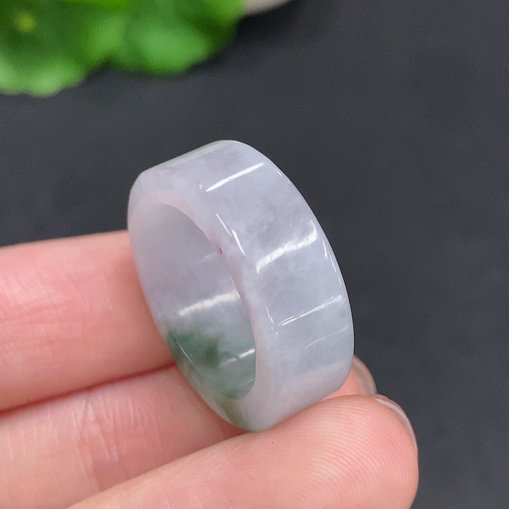F35079153 Jadeite Ring Size 15 Total Weight Approx. 5.6g